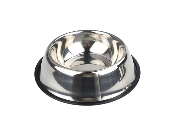 Premium Stainless Steel Dog Bowl - Non-Slip Pet Feeder Dish